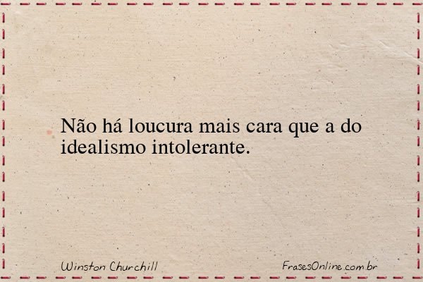 Frase de Winston Churchill
