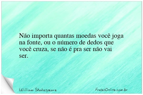Frase de William Shakespeare