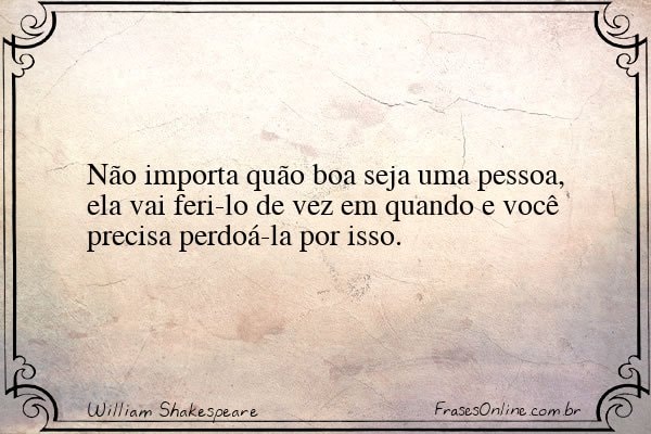 Frase de William Shakespeare