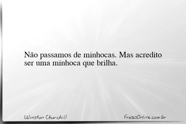 Frase de Winston Churchill