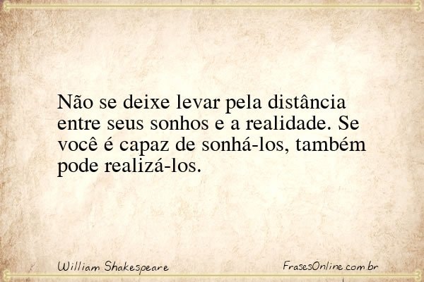 Frase de William Shakespeare