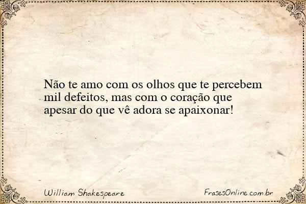 Frase de William Shakespeare