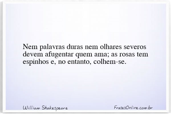 Frase de William Shakespeare