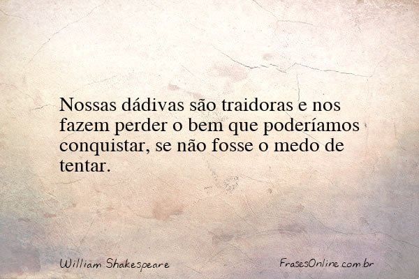 Frase de William Shakespeare