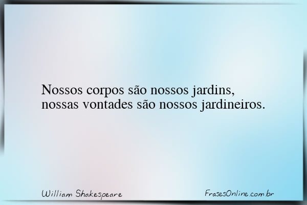 Frase de William Shakespeare