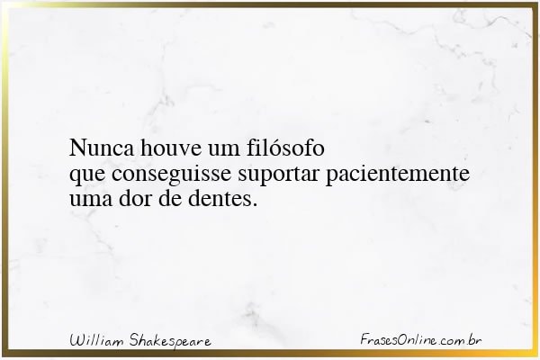 Frase de William Shakespeare