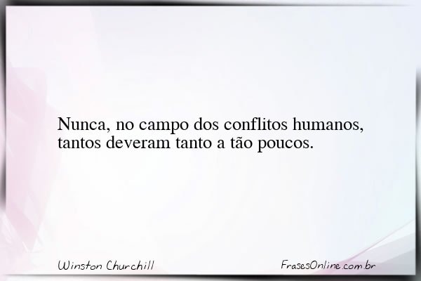 Frase de Winston Churchill
