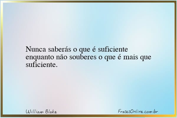 Frase de William Blake