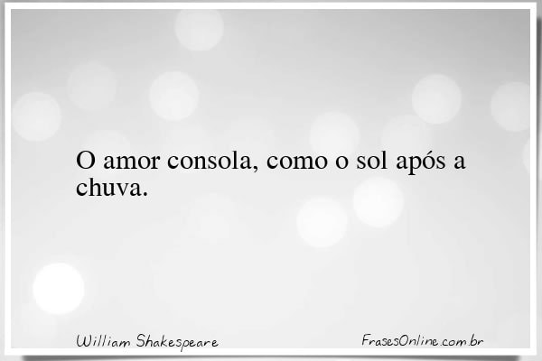 Frase de William Shakespeare