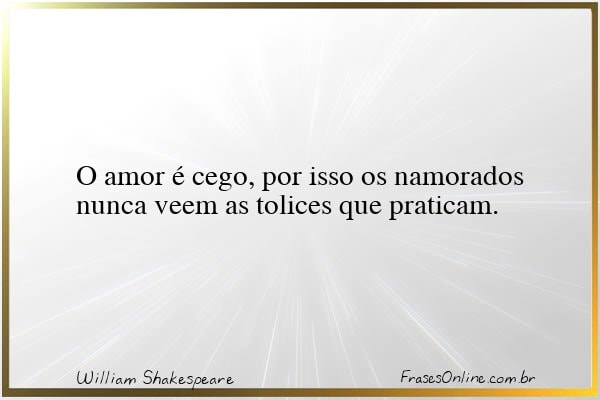Frase de William Shakespeare