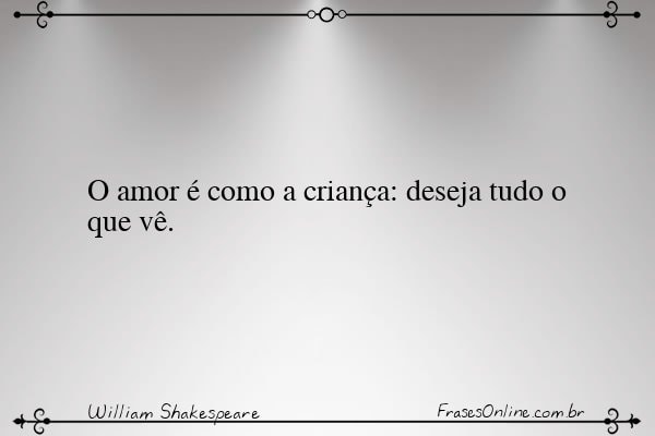 Frase de William Shakespeare