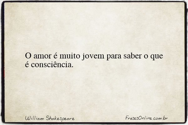 Frase de William Shakespeare