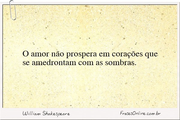 Frase de William Shakespeare