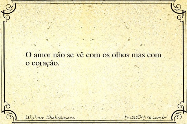 Frase de William Shakespeare