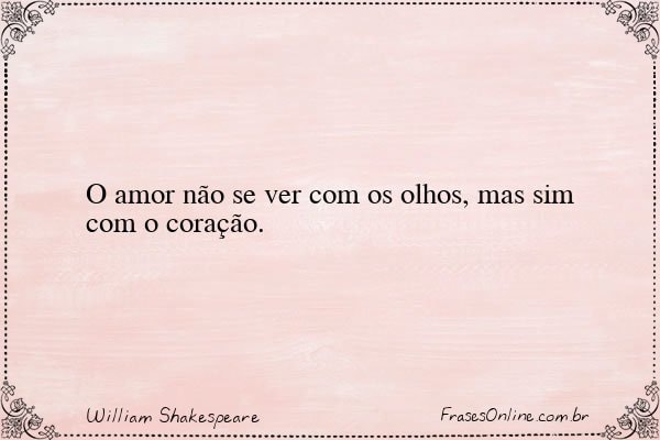 Frase de William Shakespeare