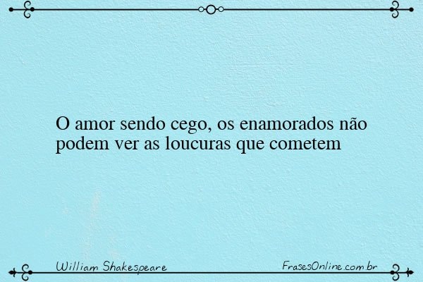 Frase de William Shakespeare