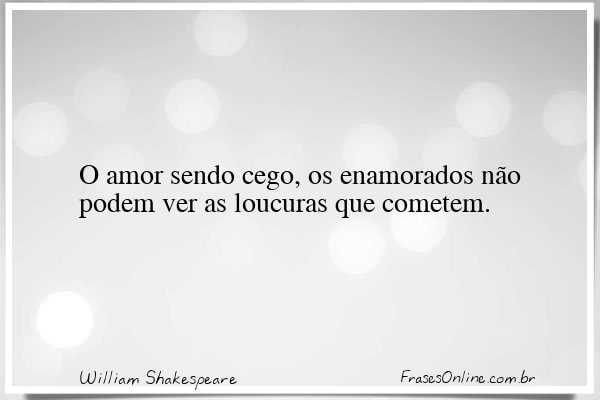 Frase de William Shakespeare