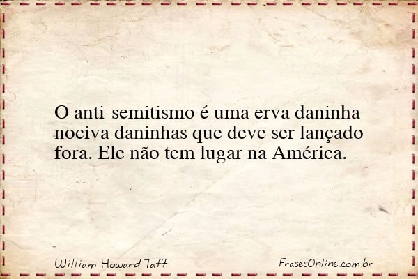 Frase de William Howard Taft