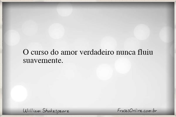 Frase de William Shakespeare