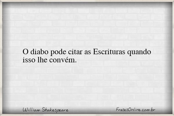 Frase de William Shakespeare
