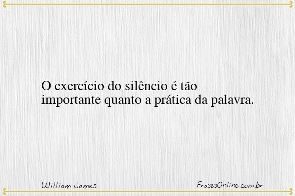 Frase de William James
