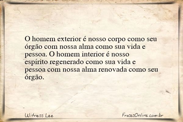 Frase de Witness Lee