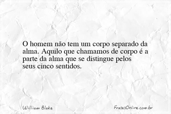 Frase de William Blake