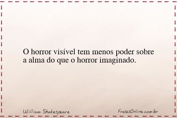 Frase de William Shakespeare
