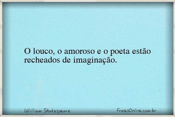 Frase de William Shakespeare