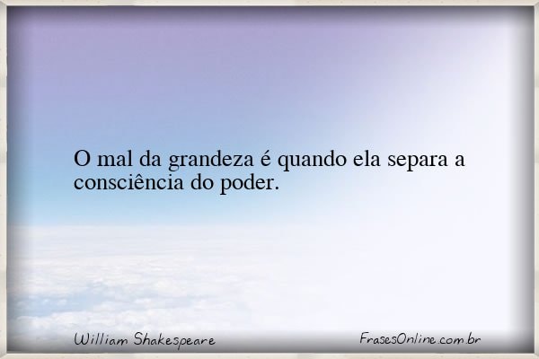 Frase de William Shakespeare