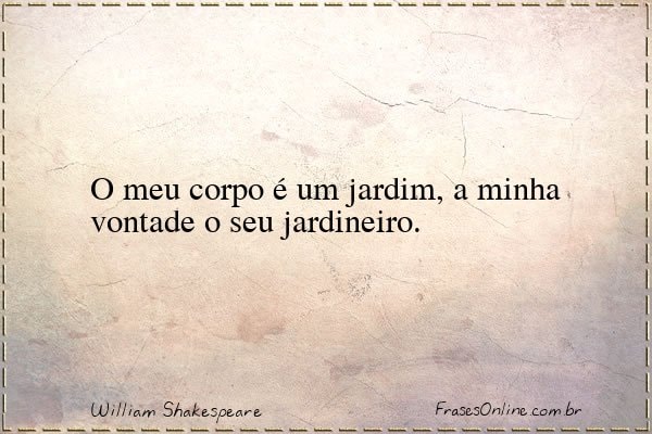 Frase de William Shakespeare