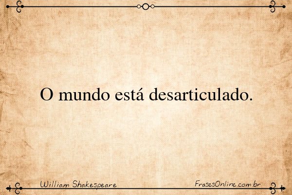 Frase de William Shakespeare