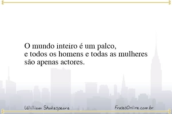 Frase de William Shakespeare