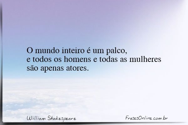 Frase de William Shakespeare