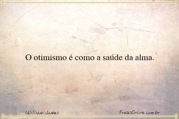 Frase de William James