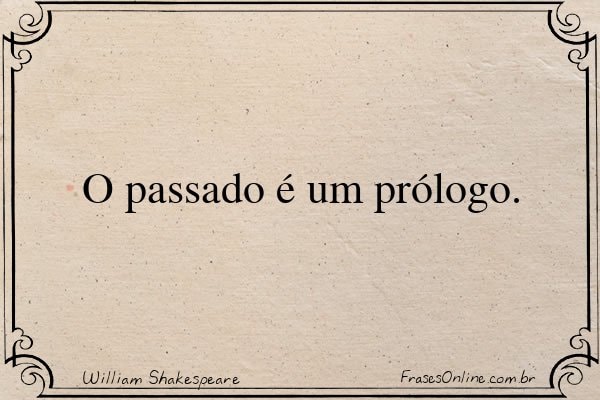 Frase de William Shakespeare