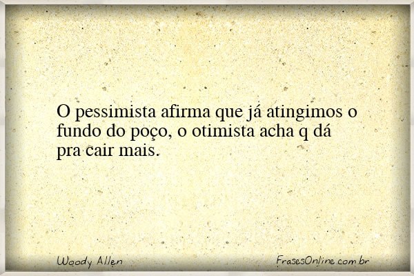 Frase de Woody Allen