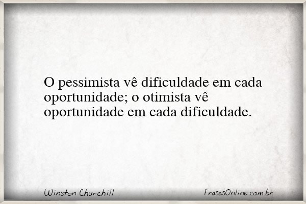 Frase de Winston Churchill