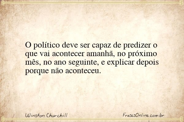 Frase de Winston Churchill