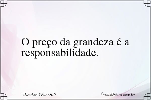 Frase de Winston Churchill