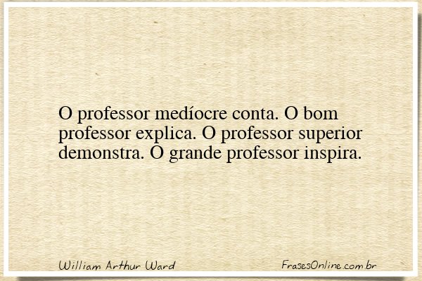 Frase de William Arthur Ward