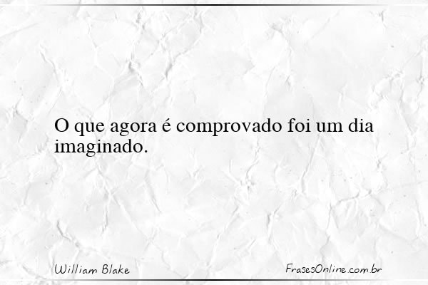 Frase de William Blake