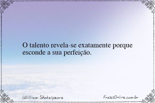 Frase de William Shakespeare