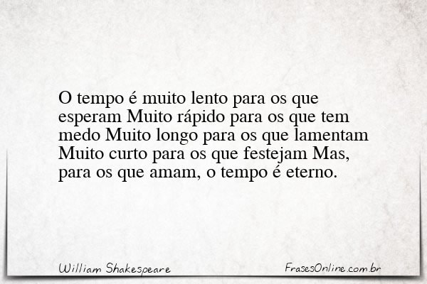 Frase de William Shakespeare
