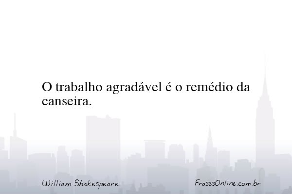 Frase de William Shakespeare