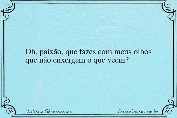 Frase de William Shakespeare