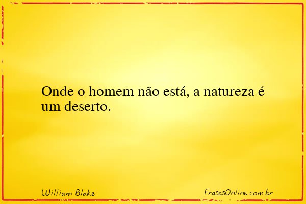 Frase de William Blake