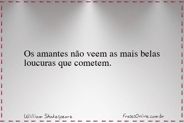 Frase de William Shakespeare