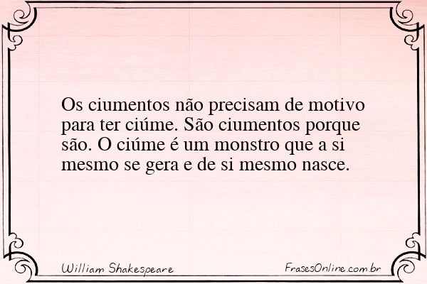 Frase de William Shakespeare