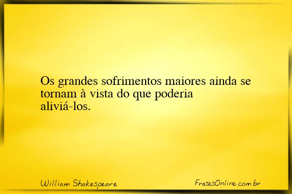 Frase de William Shakespeare